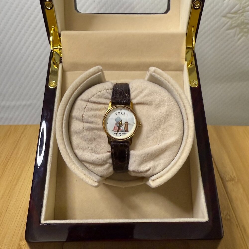 Rare Vintage Tole Dallas 1988 Convention Gift Watch, 22mm